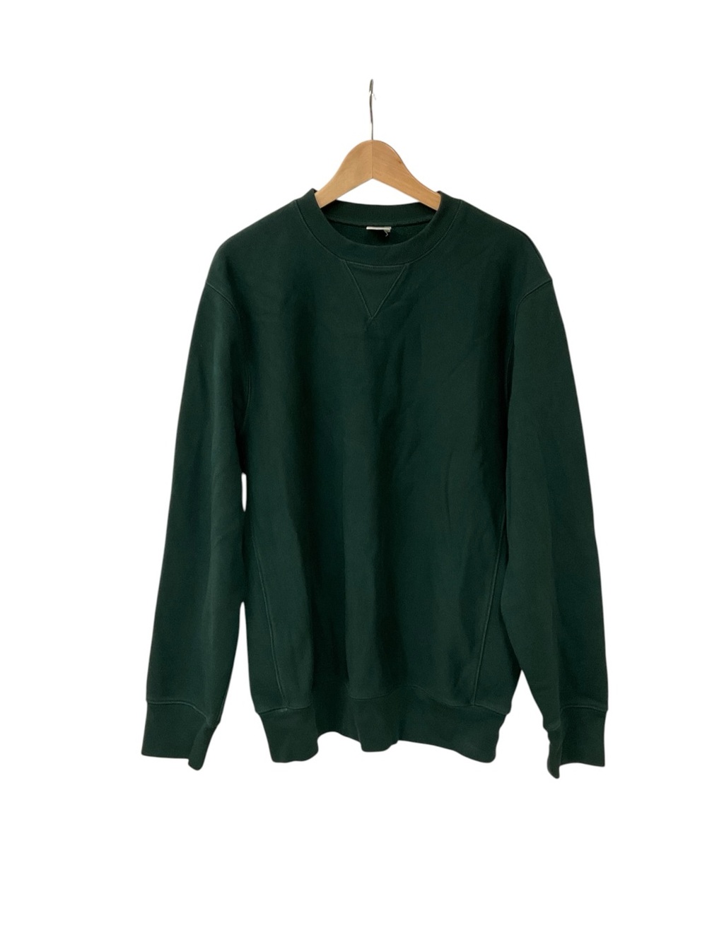 J Crew Heritage 14 oz Fleece Sweatshirt Green Men's L